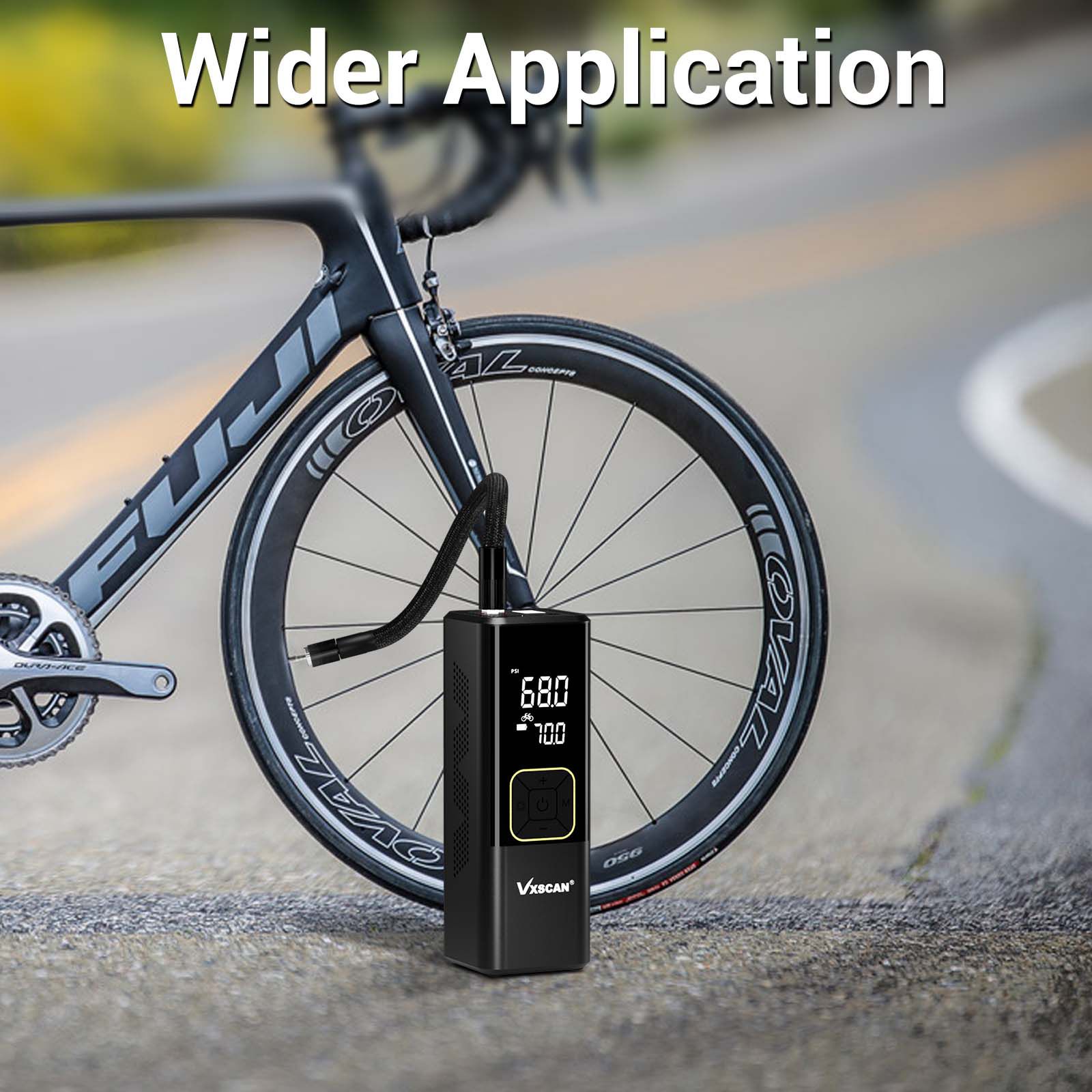 Car Tire Inflator Portable Air Compressor Air Pump Suitable for Car Bike Motorcycle Ball
