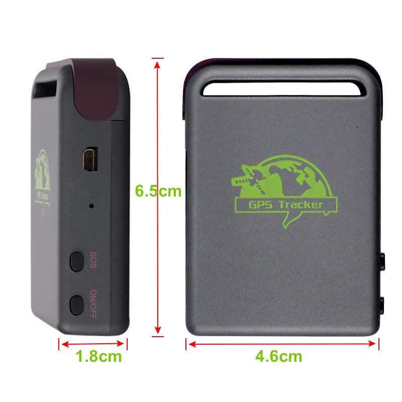 TK102B Vehicle GPS Tracker Hard-wired Charger Car GSM GPS GPRS tracking device Car tracking Alarm system TK102