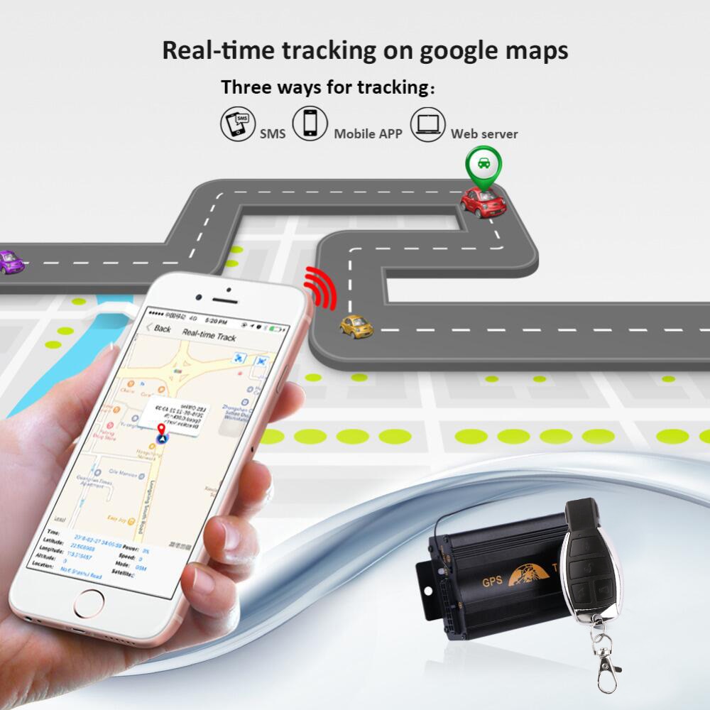 TK103B GPS Tracker Car Tracker Cut Off Oil Realtime Tracking Traker Geofence GPS Car Voice Monitor GPS Data Load PK 303F