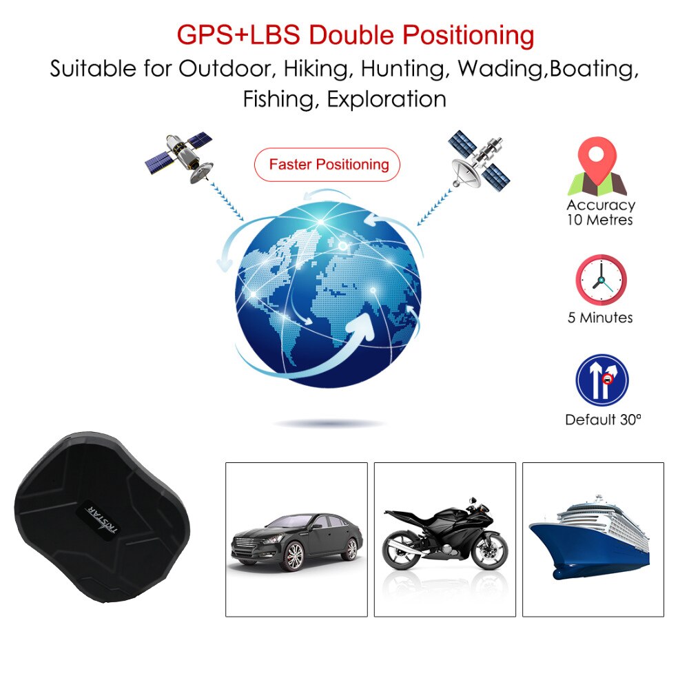 TK905B GPS Tracker Car 10000mAh GPS Locator Waterproof GPS Tracker Auto Magnet Voice Monitor Free Web APP PK TK915