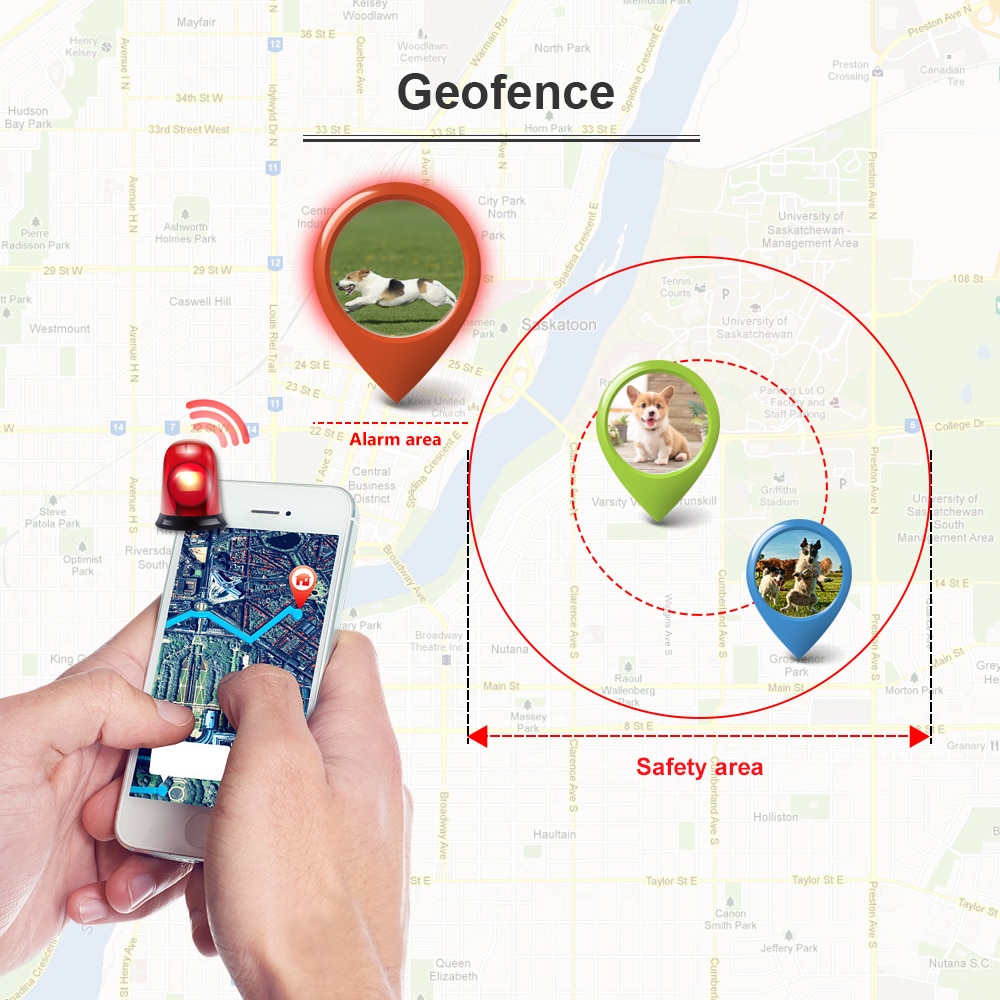 TK909 Dog GPS Tracker Waterproof IP65 Geofence Google Track GPS For Cat Collar Voice Monitor Mini GPS Locator For Pet Dog FREE APP