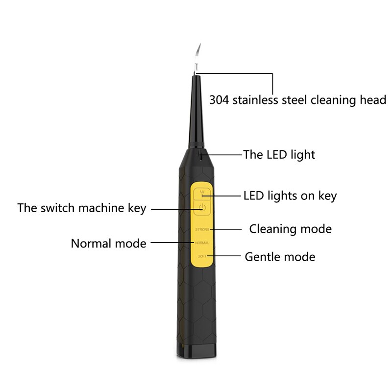 Replament Toothbrush Head Ultrasonic Sonic Dental Scaler Replament Toothbrush Head Tooth Stains Tartar Tool Whiten Teeth Tartar Remove