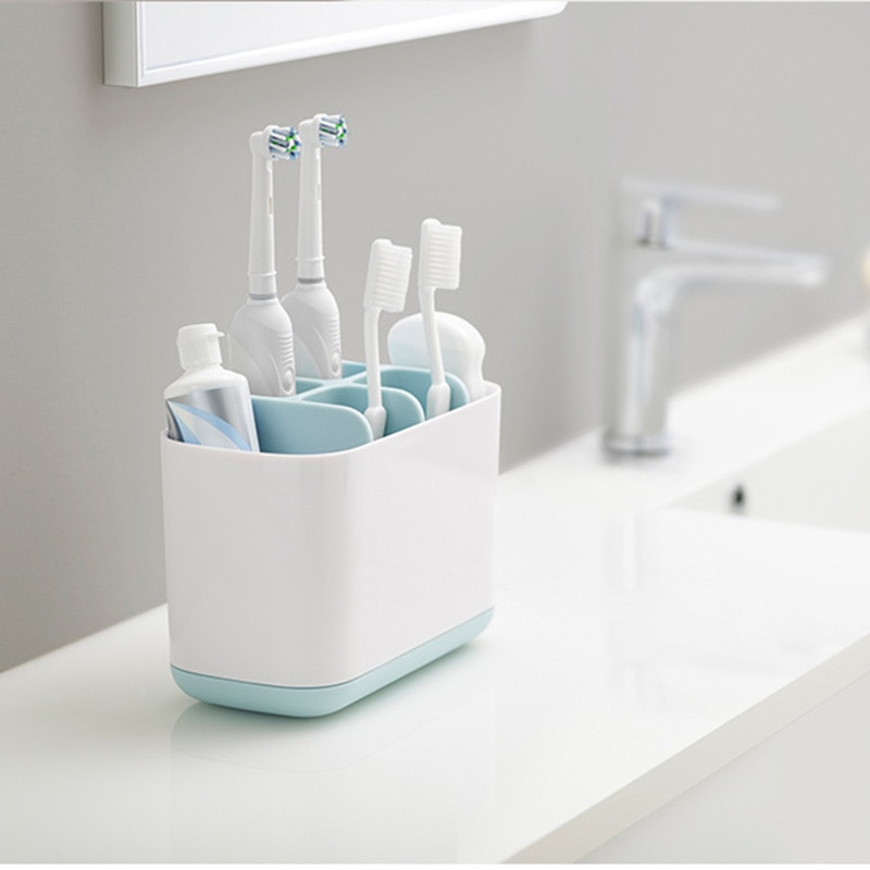1pcs Toothbrush Toothpaste Holder Case Shaving Makeup Brush Electric Toothbrush Holder Organizer Stand Bathroom Accessories