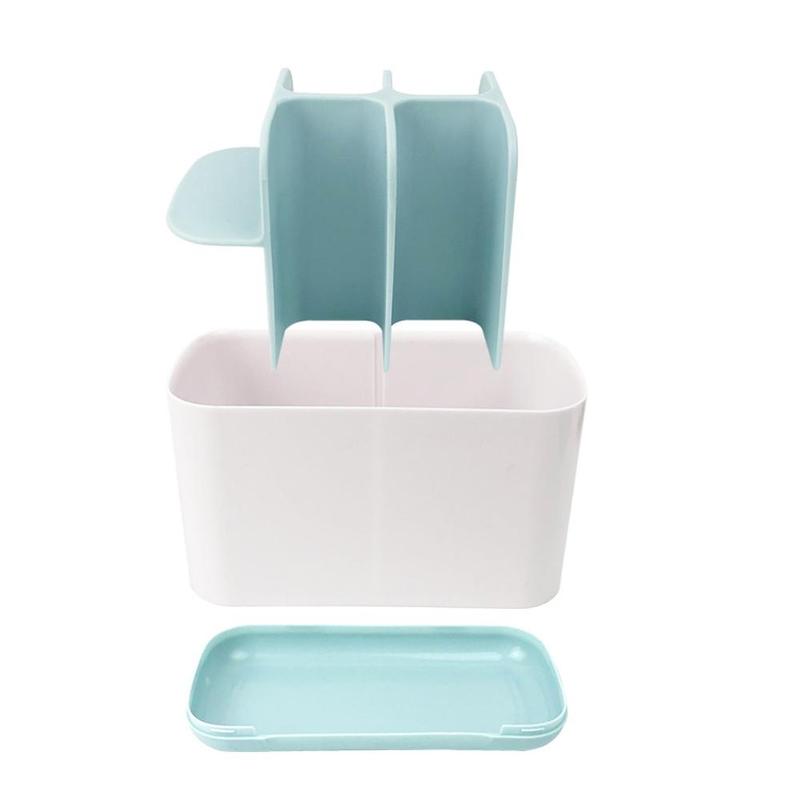 1pcs Toothbrush Toothpaste Holder Case Shaving Makeup Brush Electric Toothbrush Holder Organizer Stand Bathroom Accessories