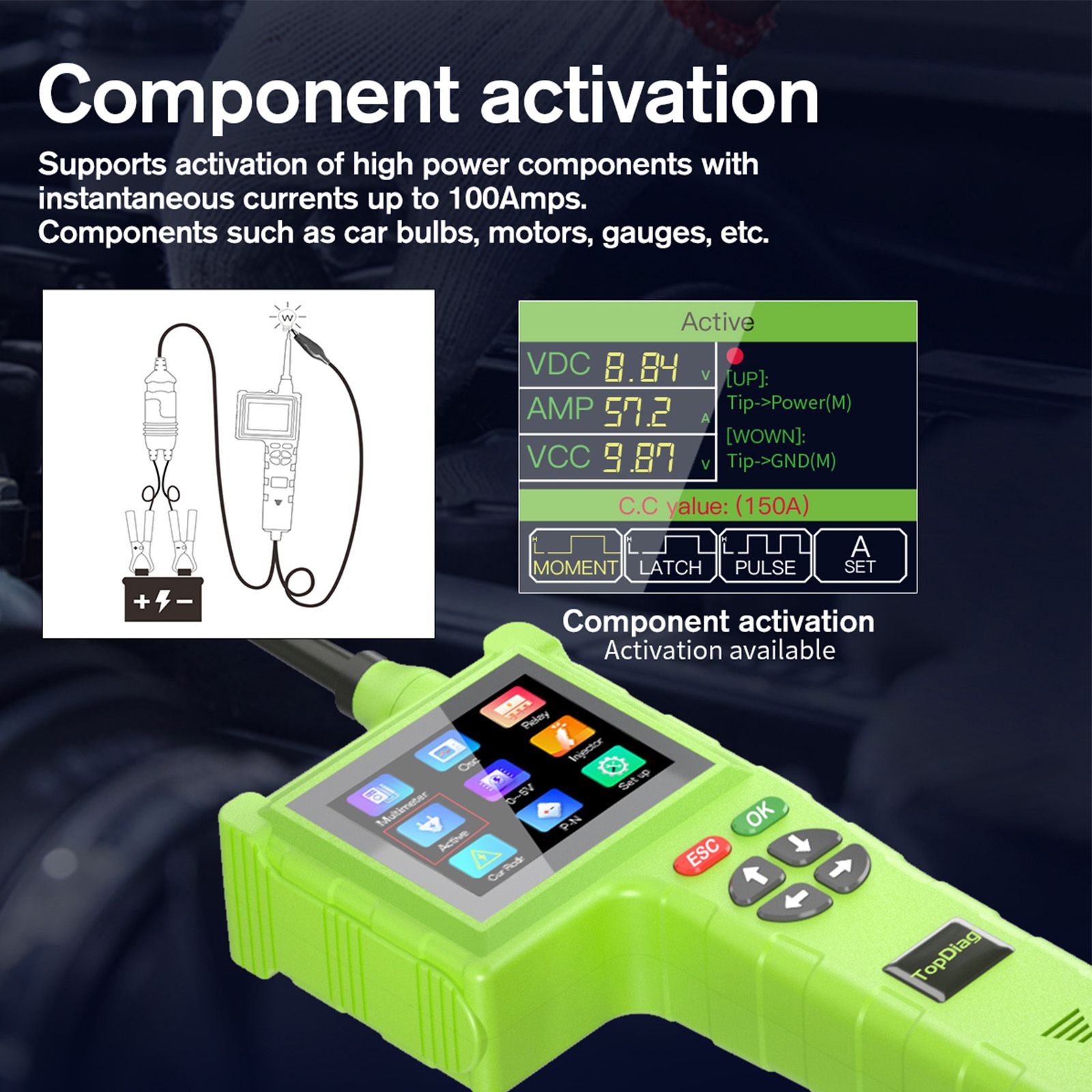 TOPDIAG P200 Pro P200Pro New Generation of Intelligent Circuit Detectors for all 9V-48V for Car Truck Boat