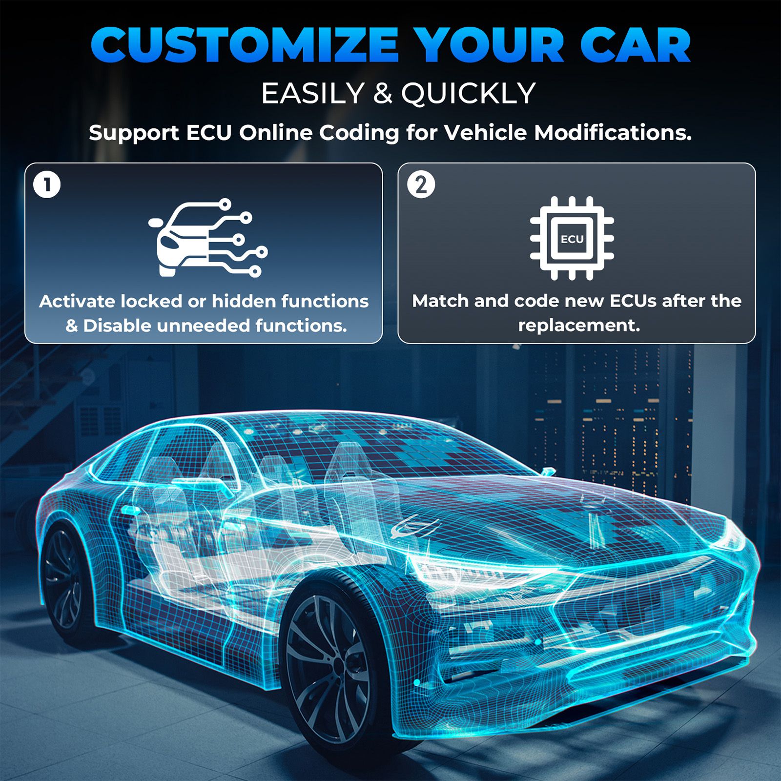 TOPDON Phoenix Plus Integrated Diagnostic Tool Bi-Directional Control Topology Mapping 41 Maintenance Services ECU Coding VAG 2 Years Update