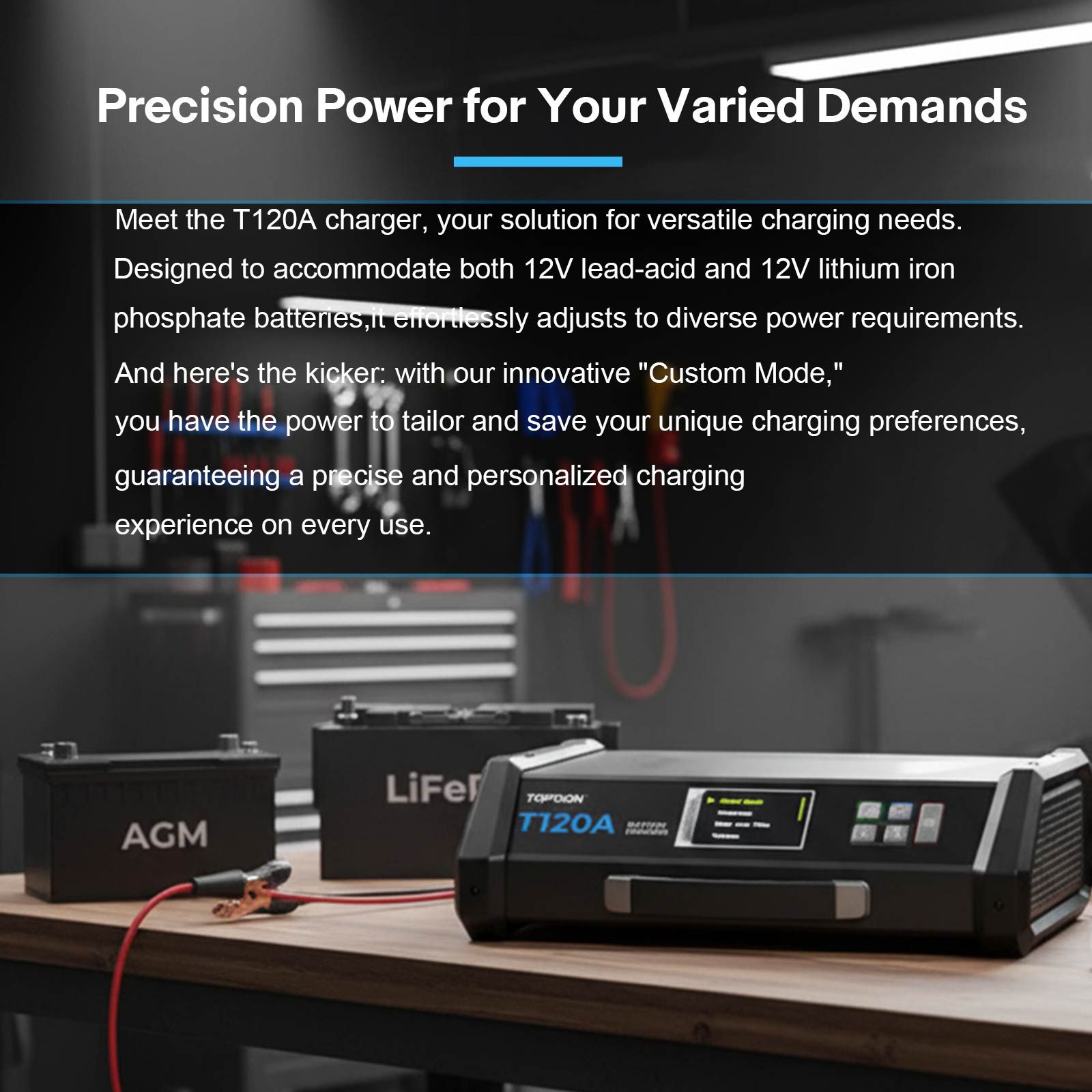 TOPDON TORNADO120000 2M 20A Stable Power Supply & 12V Battery Charger 2025 PTEN People's Choice Winner