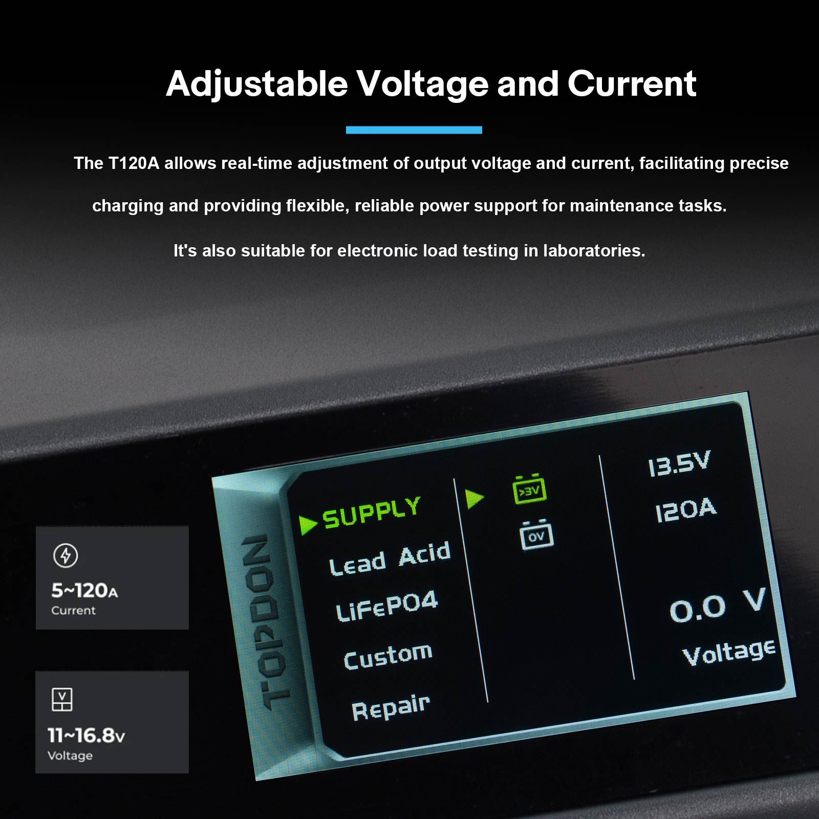 TOPDON TORNADO120000 2M 20A Stable Power Supply & 12V Battery Charger 2025 PTEN People's Choice Winner