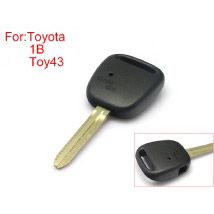 TOY43 Remote Key Shell Side Face 1 Button for Toyota 10pcs/lot without Logo Easy to Cut Copper