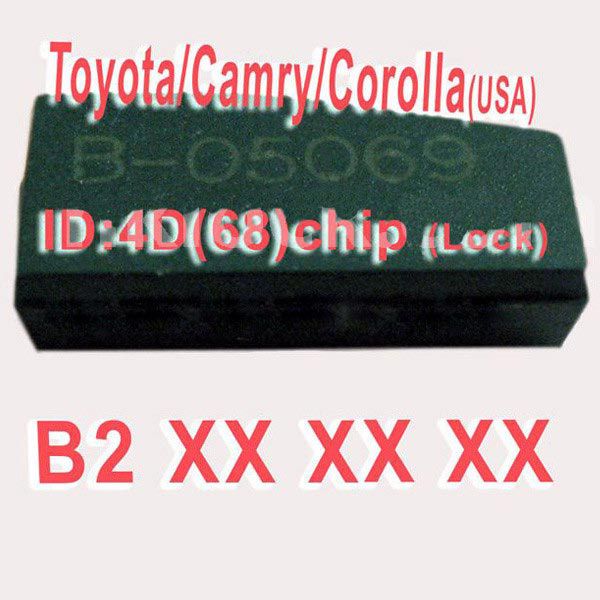 4D (68) Duplicable Chip B2XXX for Toyota/Camry/Corolla 10pcs/lot