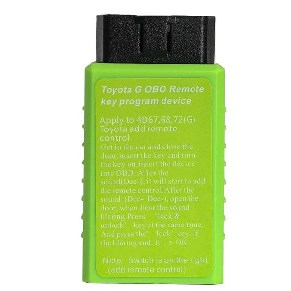 Toyo-ta G and Toyo-ta H Chip Vehicle OBD Remote Key Programming Device