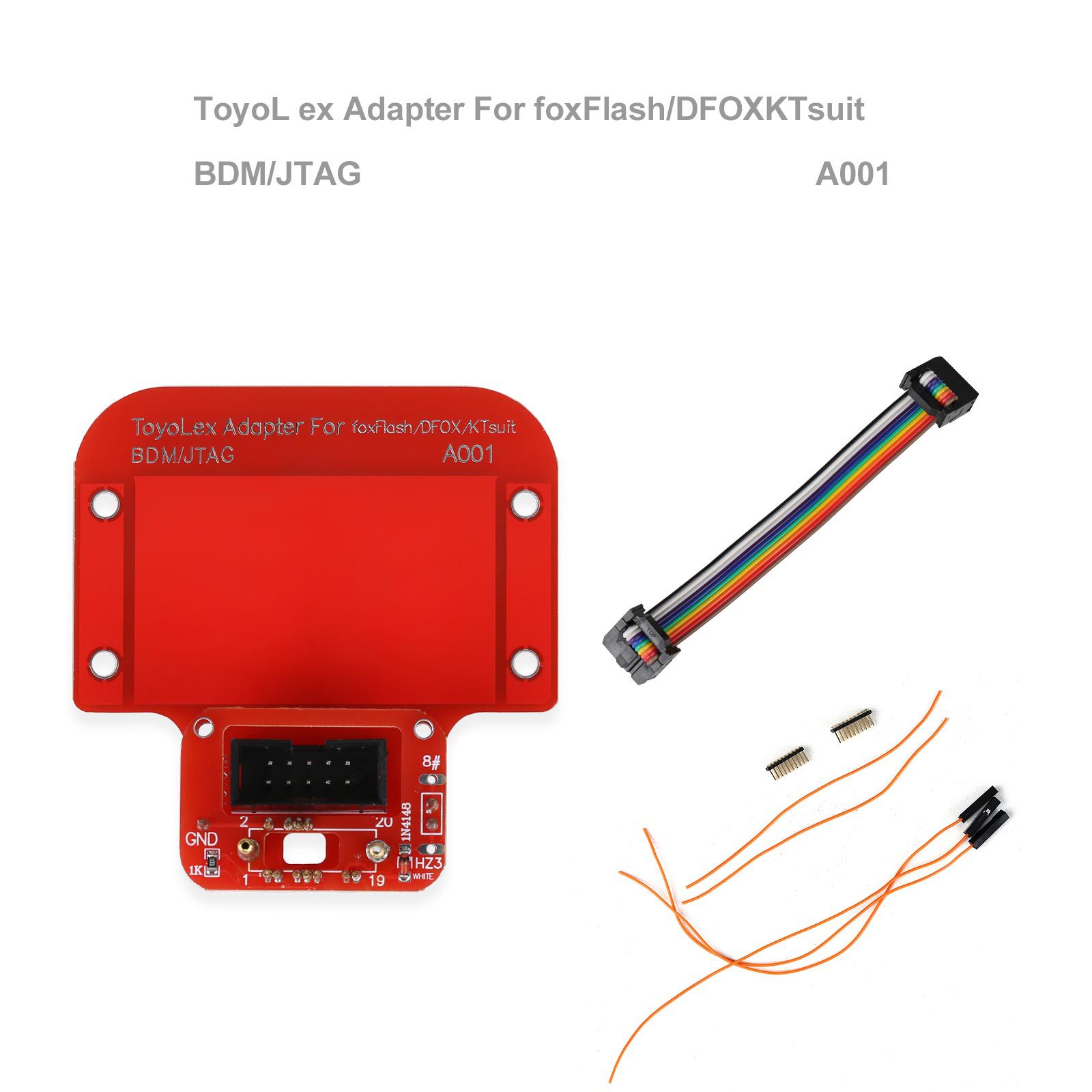 2023 Toyota Lexus Solder-free Adapter for FoxFlash dfox/ KTsuit BDM/ JTAG