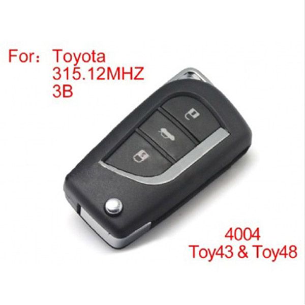 Modified Remote Key 3 Buttons 315MHZ for Toyota (not including the chip sa951)