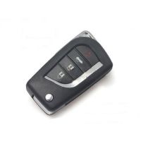 Modified Remote Key 4 Buttons 433MHZ for Toyota (not including the chip )