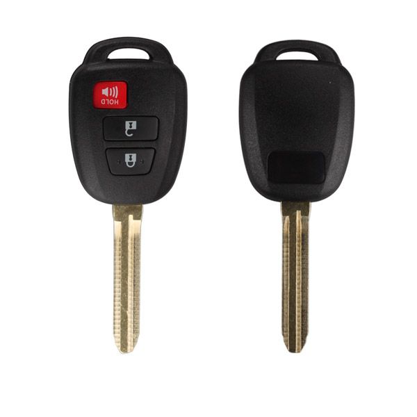 5pcs/lot Remote Key Shell 2+1 Button (No Logo) for Toyota