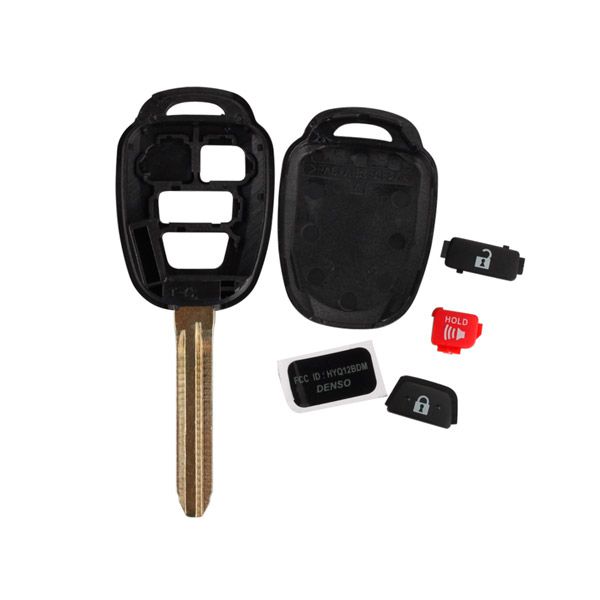 5pcs/lot Remote Key Shell 2+1 Button (No Logo) for Toyota