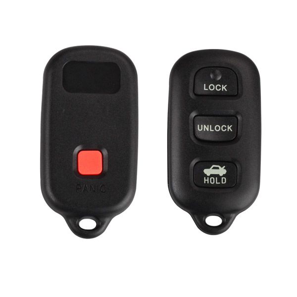 10pcs/lot Remote Key Shell 3+1 Button for Toyota