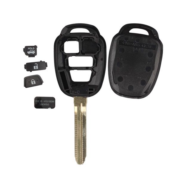 Remote Key Shell 3 button (No Logo) for Toyota 5pcs/lot