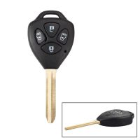 5pcs/lot Remote key shell 4 button (with sliding door,with sticker) for Toyota
