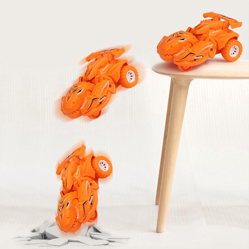 Transforming Dinosaur Car Deformation Car Toys Inertial Sliding Dino Car Automatic Transform Toy Boys Amazing Gifts Kid Toy boys