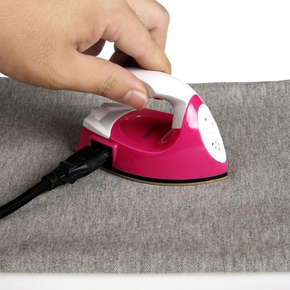Fast Heated! Travel Electric Iron Handheld Mini Iron Children Electric Iron Hotfix Applicator for Patches Garment Stones
