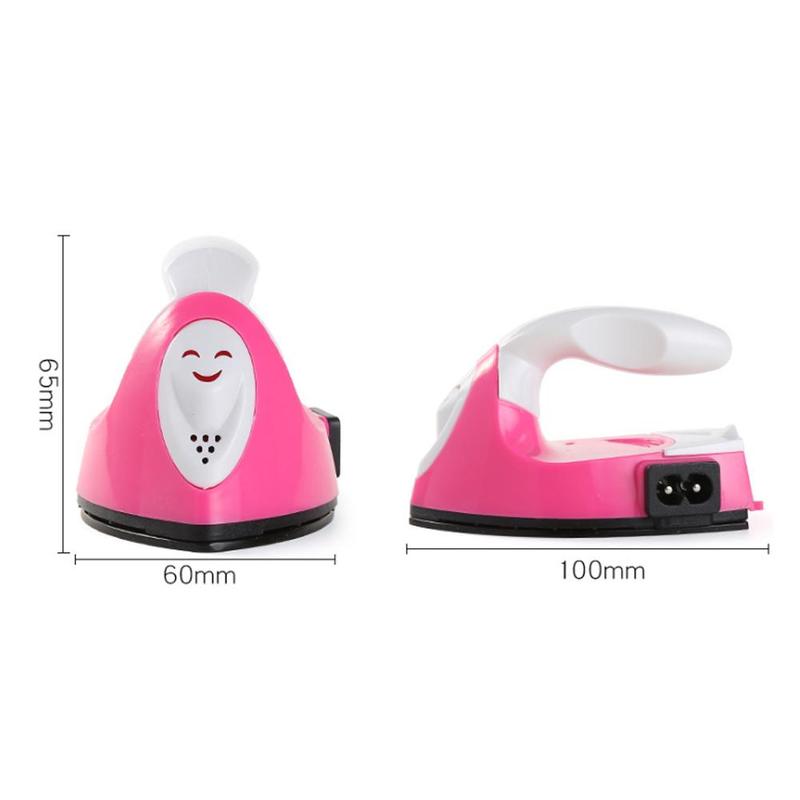 Fast Heated! Travel Electric Iron Handheld Mini Iron Children Electric Iron Hotfix Applicator for Patches Garment Stones