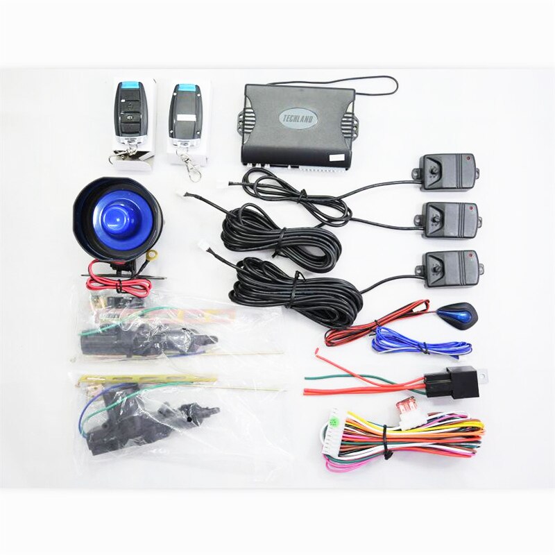 24 V Large Truck Burglar Alarm System Diesel Vehicle Vibrate Alarm  Automation Central Locking With Remote Controler