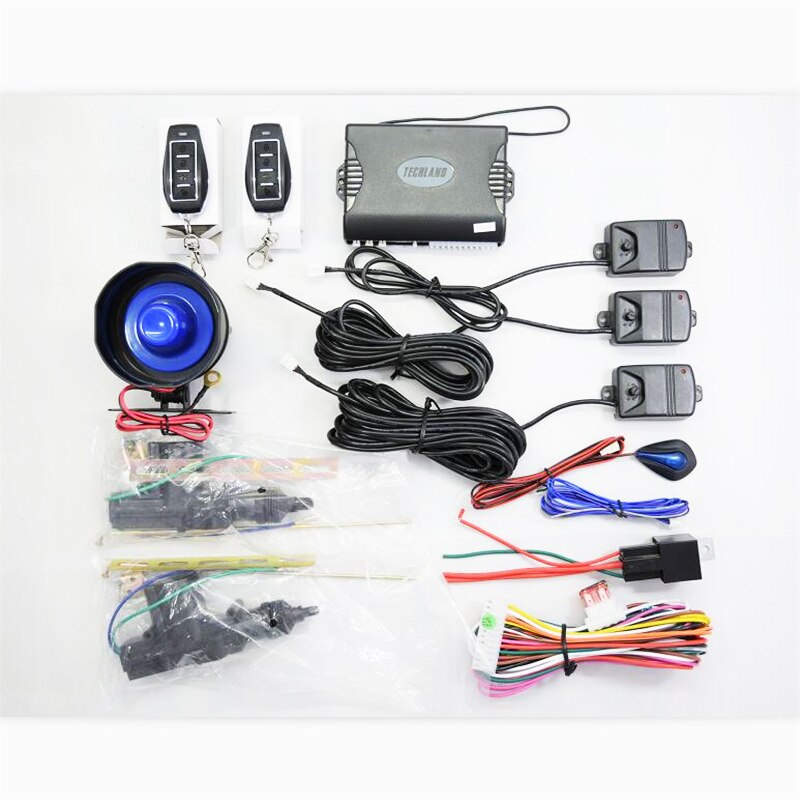 24 V Large Truck Burglar Alarm System Diesel Vehicle Vibrate Alarm  Automation Central Locking With Remote Controler