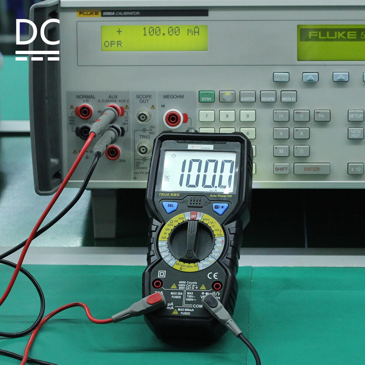 True RMS Digital Multimeter ADM08A/D profession DC AC Auto Range/Manual Ammeter Voltmeter Capacitor Ohm Hz DIY NCV Tester ESR Meter