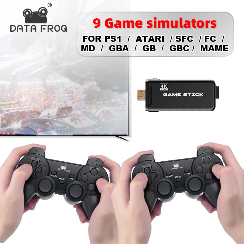 TV Video Game Console Wireless Controller Built in 10000 Games 4K HDMI-Compatible Retro Console Support For PS1/GBA/FC