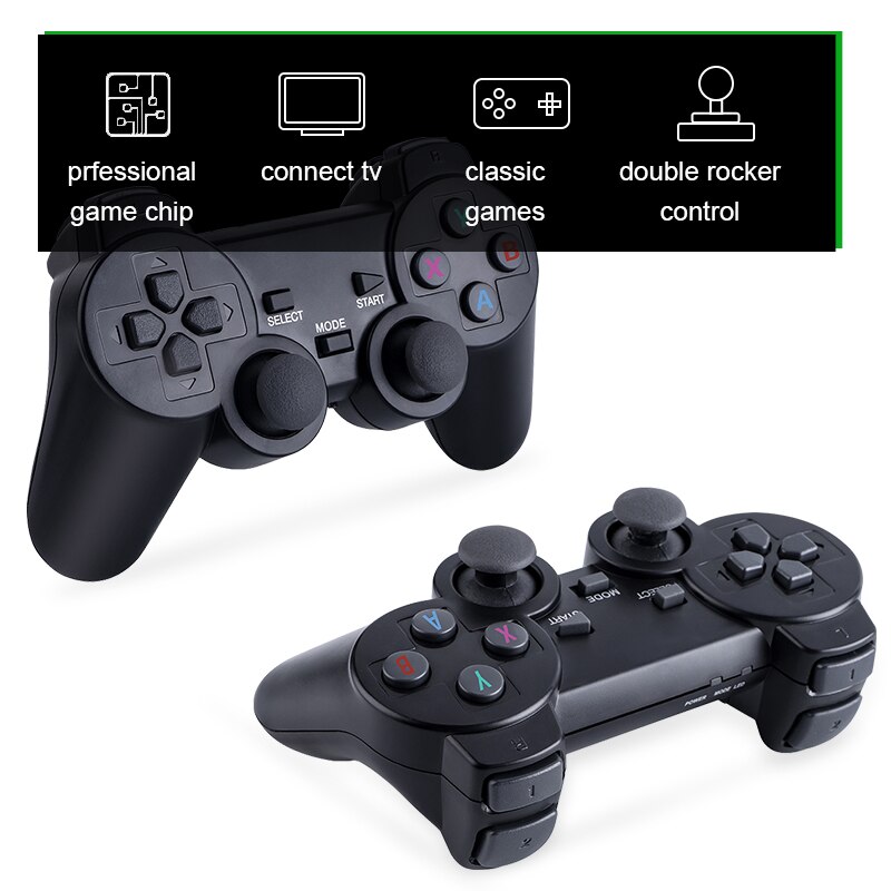 TV Video Game Console Wireless Controller Built in 10000 Games 4K HDMI-Compatible Retro Console Support For PS1/GBA/FC