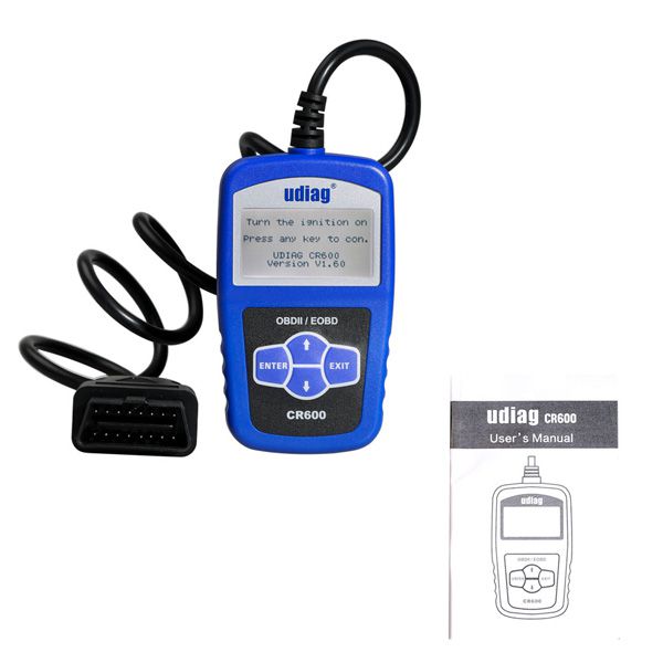 UDIAG CR600 Universal Car Engine Code Reader CAN Diagnostic Tool Free Shipping