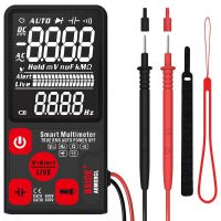 Ultra-Portable Digital Smart Multimeter ADMS7/ADMS7CL/ADMS9/ADMS9CL Large LCD 3-Line Display Voltmeter AC DC Voltage NCV Ohm Hz Multimeter