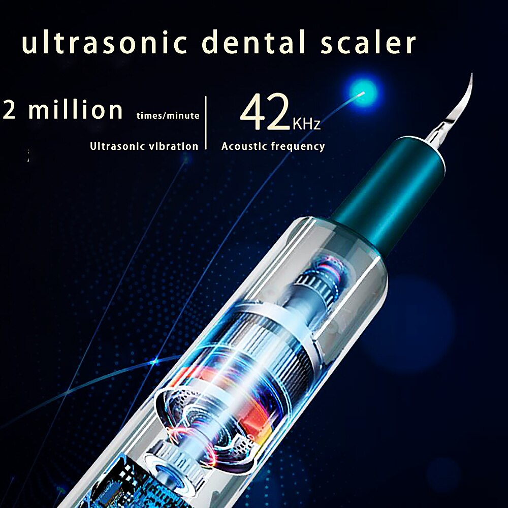 Ultra Sonic Tooth Cleaner Home Calculus Remover Dental Scaling Smoke Stains Tartar Plaque Teeth Whiten Electric Teeth Cleaning