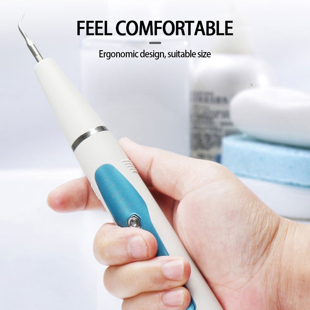 New 5 Modes Ultrasonic Dental Scaler Water Tooth Cleaner Sonic Dental Calculus Remover Dental Scaling Tools with LED Spotlight