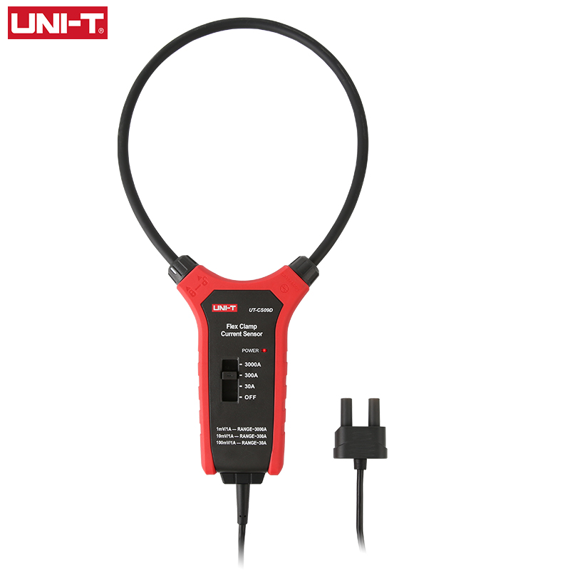 UNI-T 3000A  AC Current Flex Clamp Meter UT-CS09D Flexible Clamp Sensor Pliers Ammeter Ampere Meter UT206B UT208B Applicable