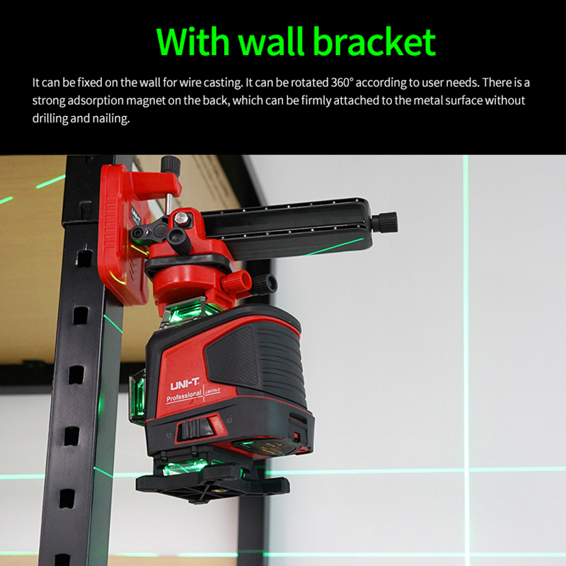 UNI-T LM576LD LM585LD LM575LD LM573LD-II LM570LD-II 360 Laser Level 3D 12 16 Line Self-leveling Laser Vertical Cross Green Laser Beam Line Leveler