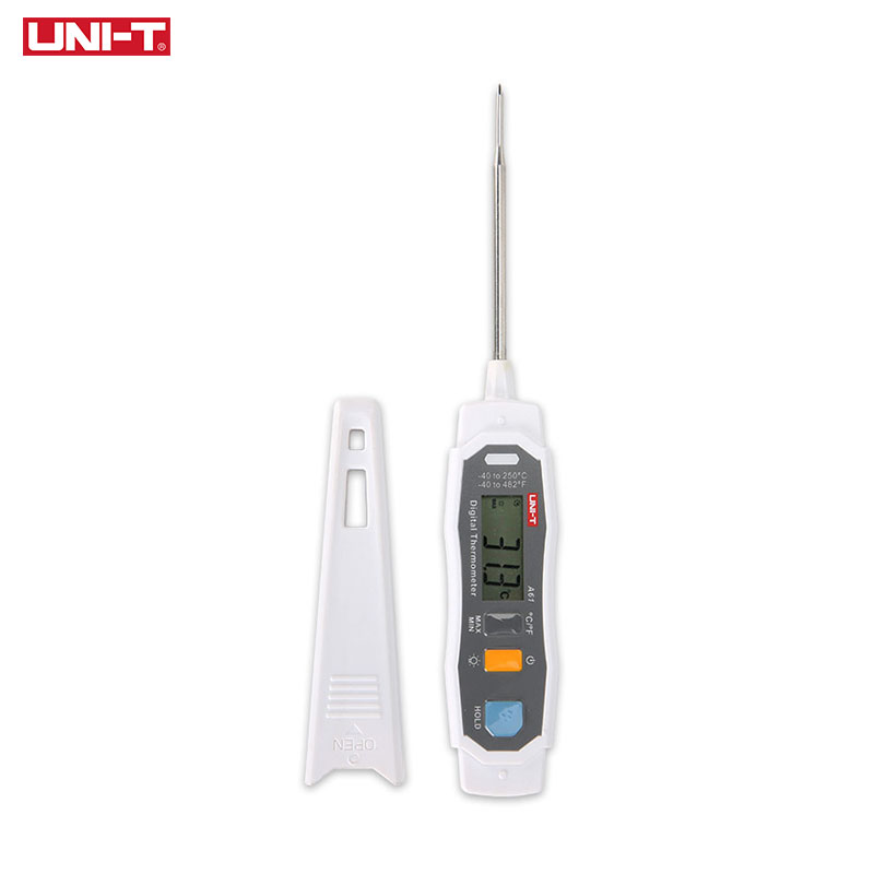 UNI-T A61 Digital Oven Thermometer Probe Stainless Steel For Pizza Kitchen Cooking Food BBQ Meat Thermometer Mini -40-250 degree