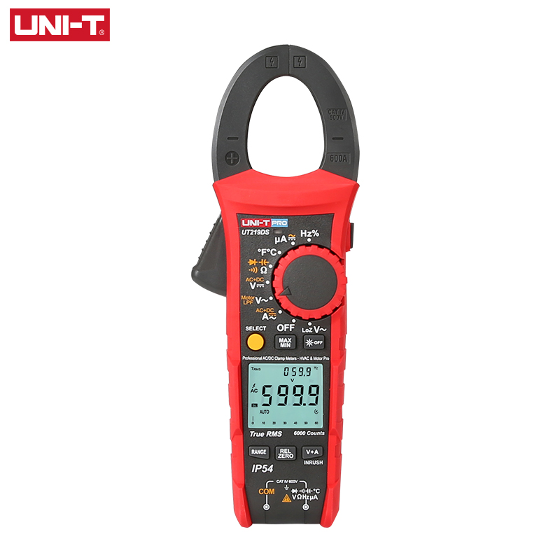 UNI-T Digital Clamp Meter Professional UT219E UT219M UT219DS AC DC Current Clamp Multimeter Auto True RMS Voltammeter Frequency Meter