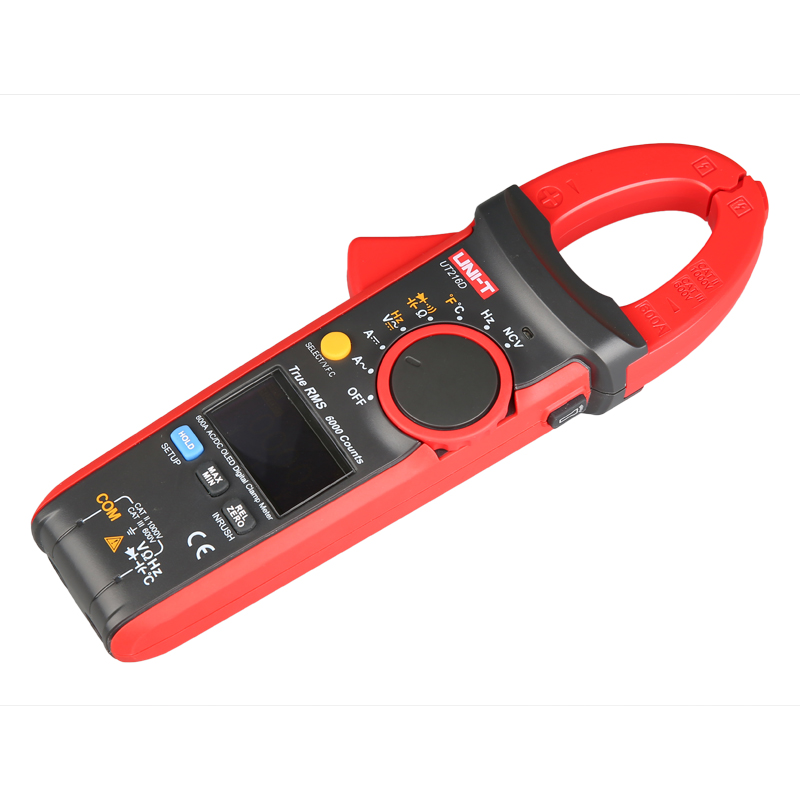 UNI-T Digital Clamp Meter UT216D AC DC Current Pliers Voltage Meter True RMS Capacitor Temperature Frequency Tester