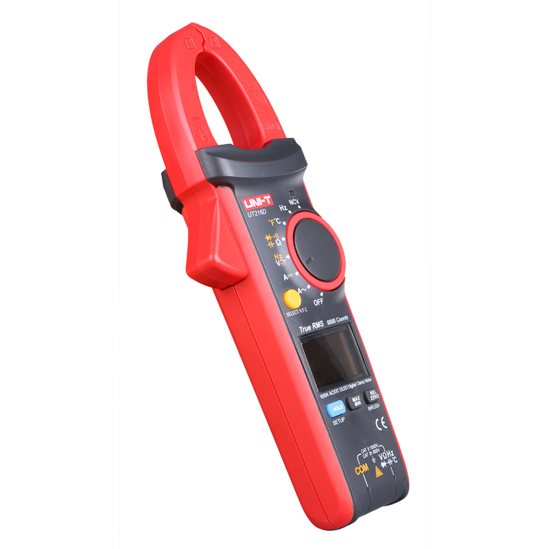 UNI-T Digital Clamp Meter UT216D AC DC Current Pliers Voltage Meter True RMS Capacitor Temperature Frequency Tester