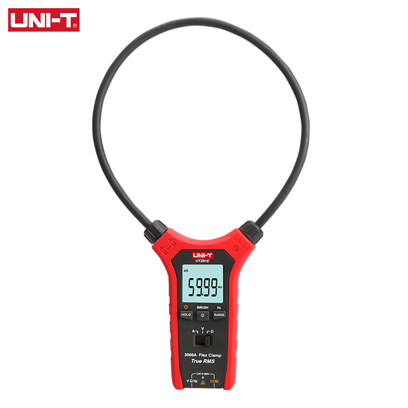 UNI-T Digital Flex Clamp Meter UT281E Professional Tester Auto AC Current Clamp True RMS Ammeter Voltammeter Frequency Meter