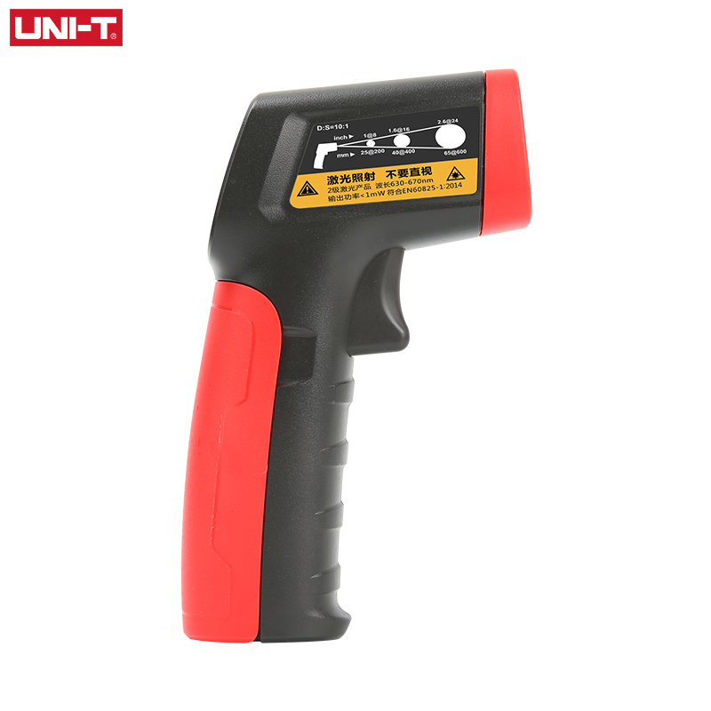 UNI-T Digital Infrared Thermometer UT300A+ Non-contact Temperature Gun MAX 400 Centigrade LCD display IR Laser Thermometer