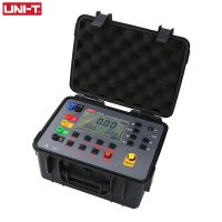 UNI-T Double Clamp Ground Resistance Meter UT575A 0-30 kΩ Megometer Esr Tester Ohm Meter Data Storage