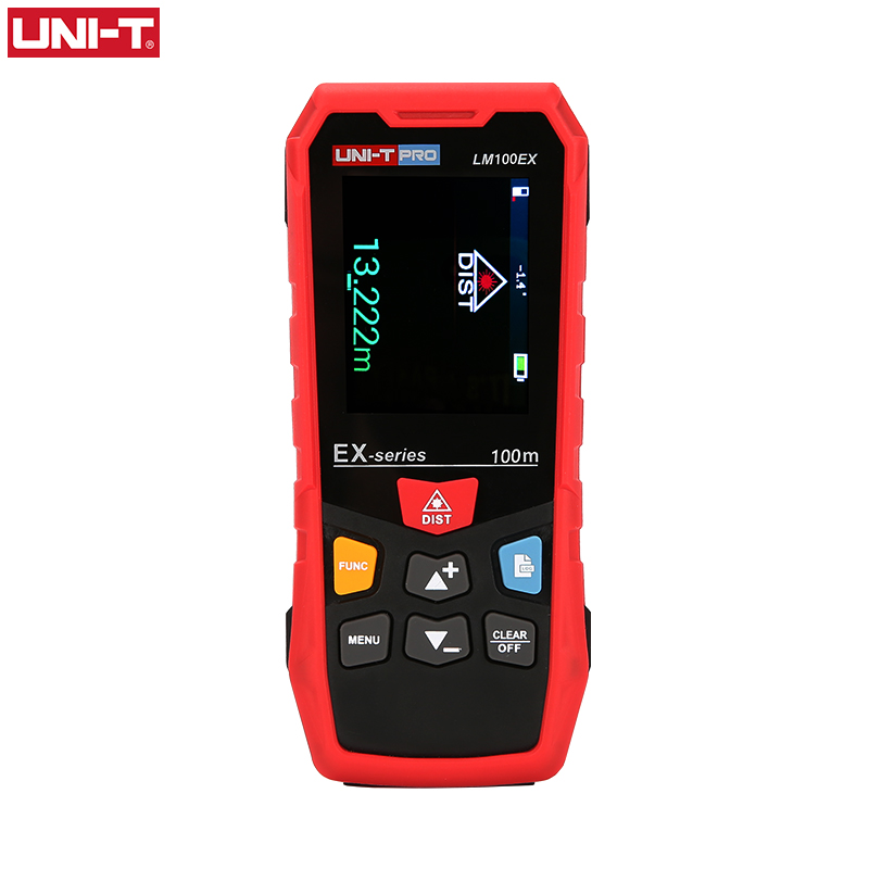 UNI-T LM50EX LM70EX LM100EX Handheld Digital Laser Distance Meter Measuring Tool Electronic Tape Measure 50m 70m 100m Rangefinder Laser Range Finder