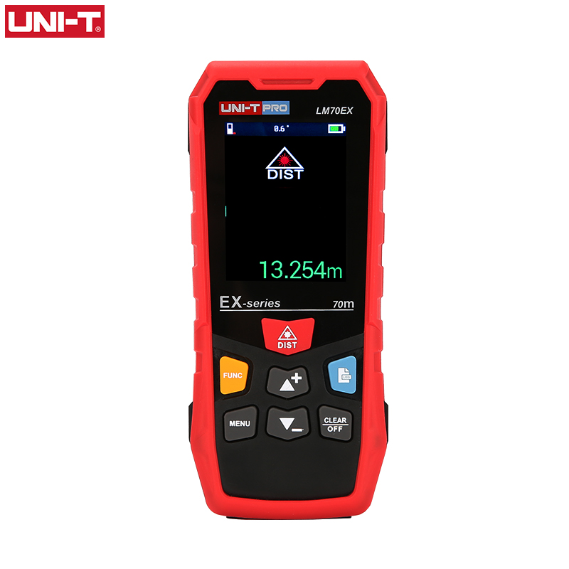 UNI-T LM50EX LM70EX LM100EX Handheld Digital Laser Distance Meter Measuring Tool Electronic Tape Measure 50m 70m 100m Rangefinder Laser Range Finder