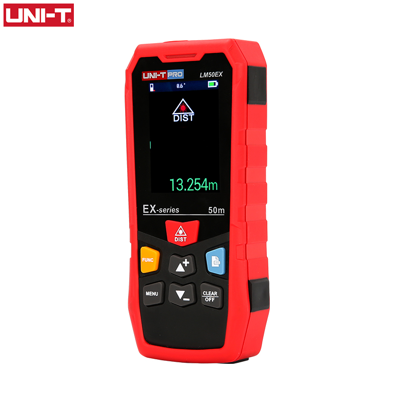 UNI-T LM50EX LM70EX LM100EX Handheld Digital Laser Distance Meter Measuring Tool Electronic Tape Measure 50m 70m 100m Rangefinder Laser Range Finder