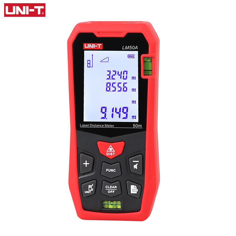 UNI-T Laser Rangefinder LM50A LM70A LM100A LM120A Digital Distance Meter Electronic Tape Measure Measuring Instruments