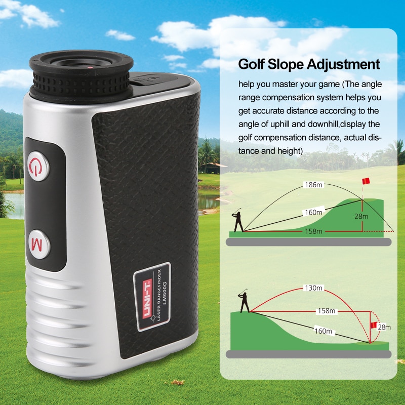 UNI-T LM600G Series Golf Laser Rangefinder 600m 1000m Monocular Golf Distance Meter Telescope Golf Slope Adjustment