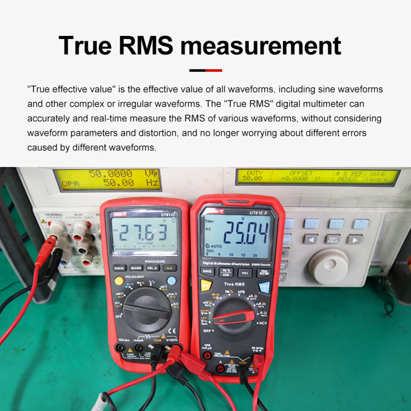 UNI-T Smart Digital Multimeter UT61E-II 1000V AC DC Voltage Tester Ammeter True RMS Capacitor Frequency Meter Auto Range